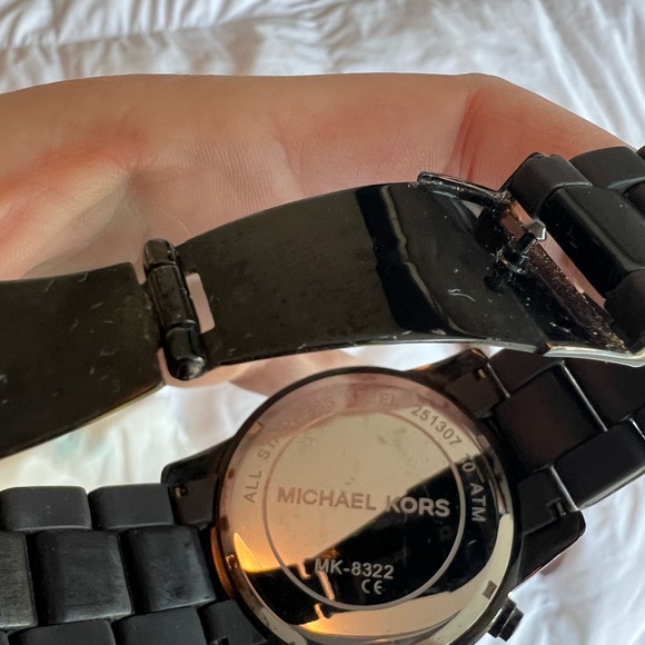 Michael Kors Mercer Black Dial Chronograph Men's Watch MK8322 - Picture 4 of 5